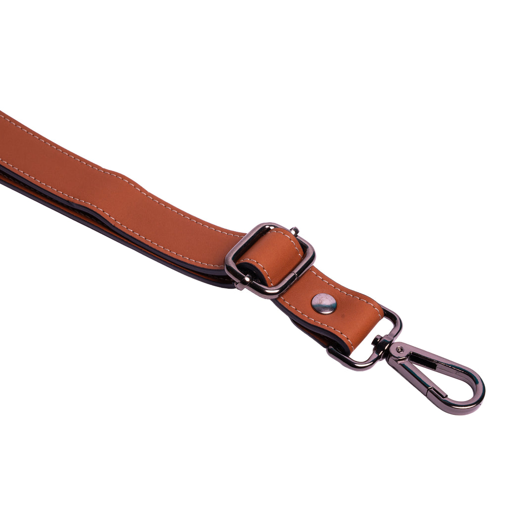 Tracolla in pelle Nero